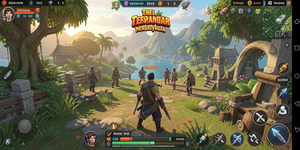 Tangkapan layar dari gameplay Open World yang menarik di 3446.
