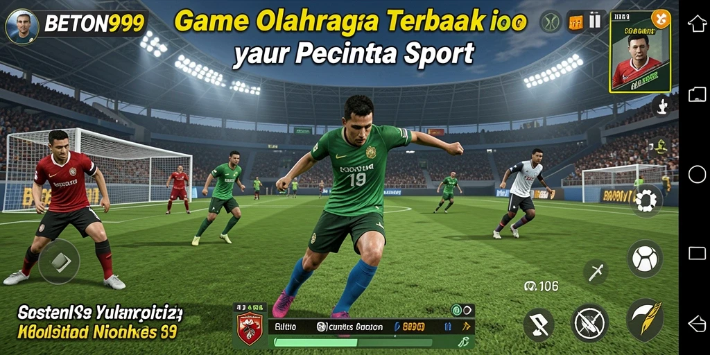 Tampilan menarik dari gameplay BETON999 dengan aksi olahraga seru.