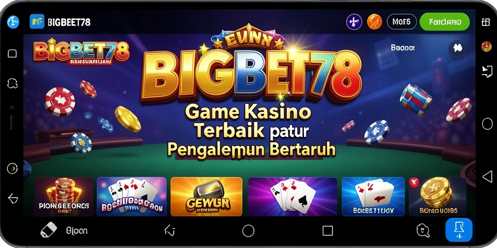 Screenshot BIGBET78 menampilkan gameplay Kasino yang seru dan menarik.