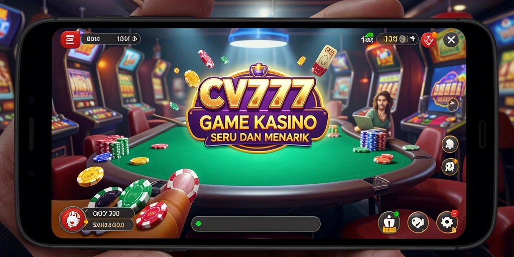 Tampilan menarik gameplay Kasino CV777 yang memukau.
