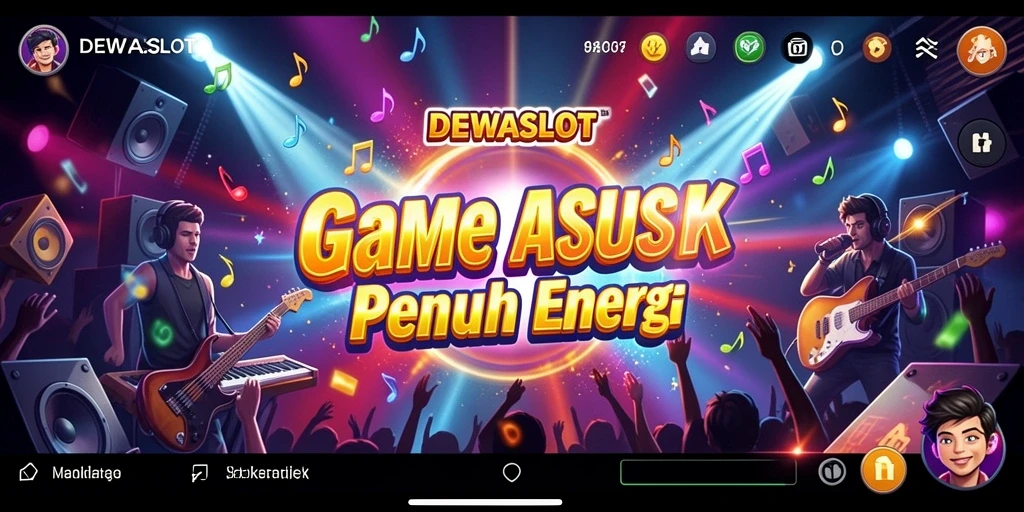 Tampilan gameplay yang penuh warna dan dinamis pada DEWASLOT.