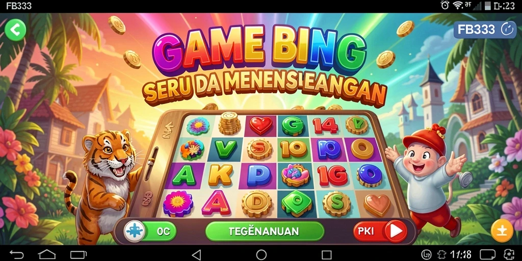 Screenshot gameplay FB333 yang menunjukkan suasana permainan Bingo yang seru.