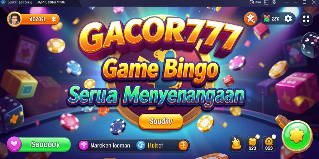 Tampilan gameplay seru dari GACOR777 yang penuh dengan angka Bingo.