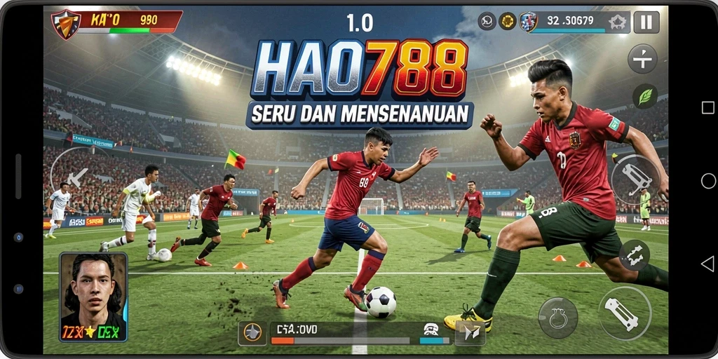 Tampilan gameplay seru HAO788 saat pertandingan olahraga.