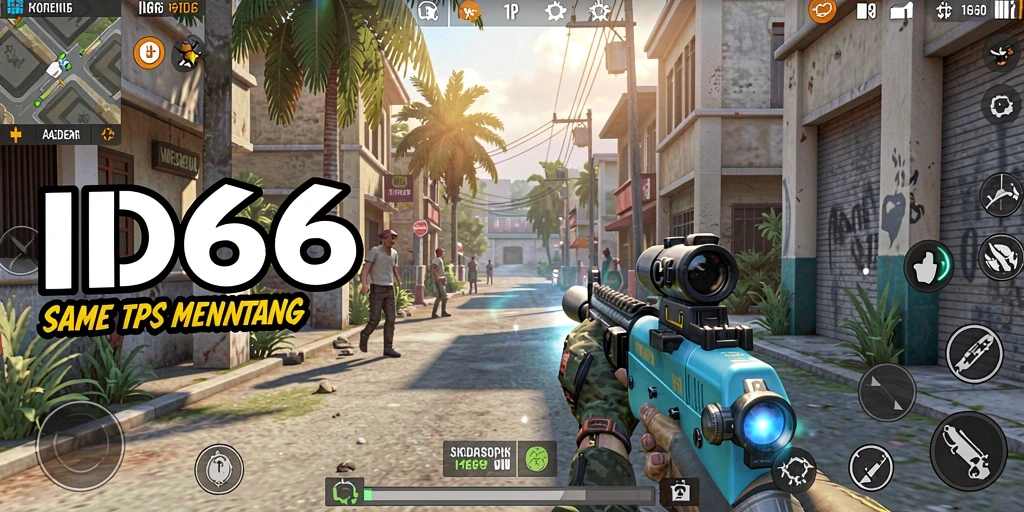 Tampilan seru gameplay ID66 dengan aksi menegangkan