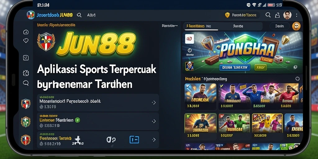 Tampilan screenshot utama JUN88 dengan aksi taruhan yang mendebarkan.