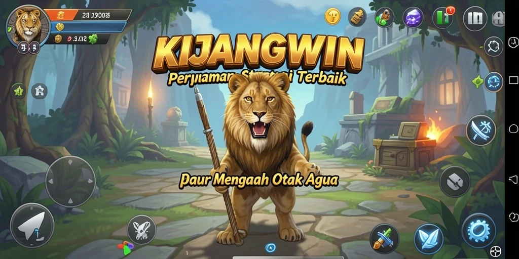 Tampilan gameplay seru dan mendebarkan di KIJANGWIN.