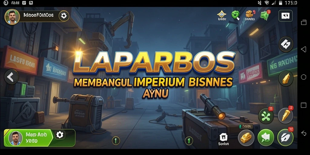 Tampilan gameplay LAPARBOS yang menawan dan kreatif.