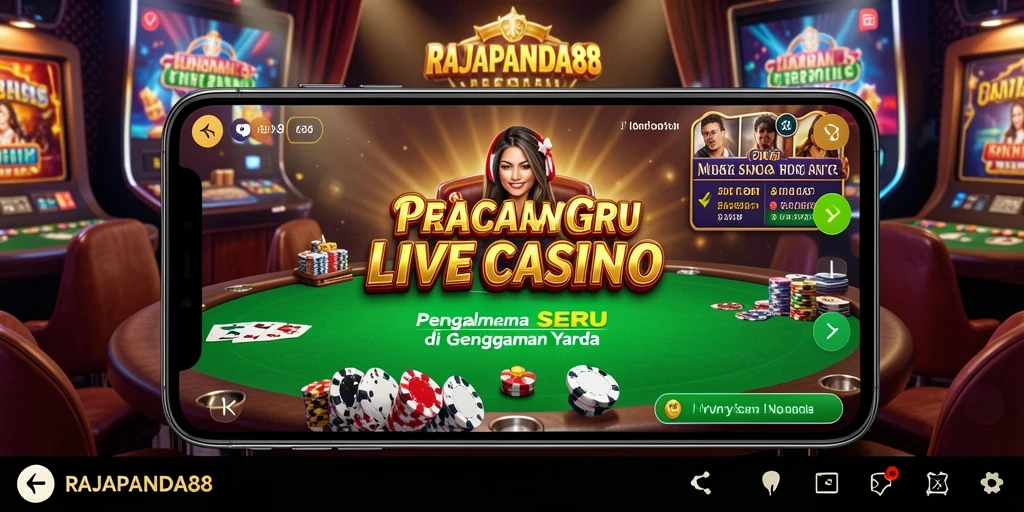 Gameplay menarik dari Live Casino RAJAPANDA88 dengan dealer profesional.