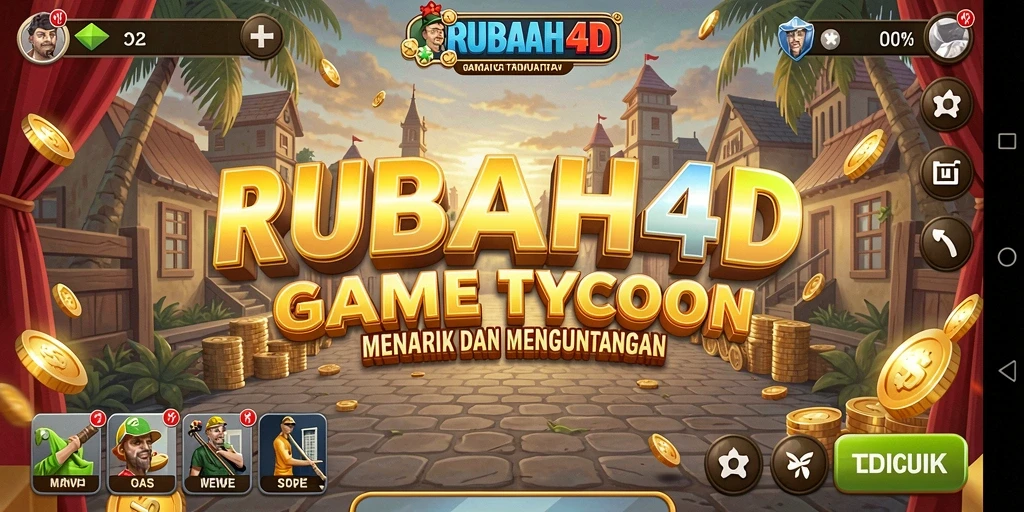 Screenshot RUBAH4D menampilkan gameplay seru dan interaksi bisnis.