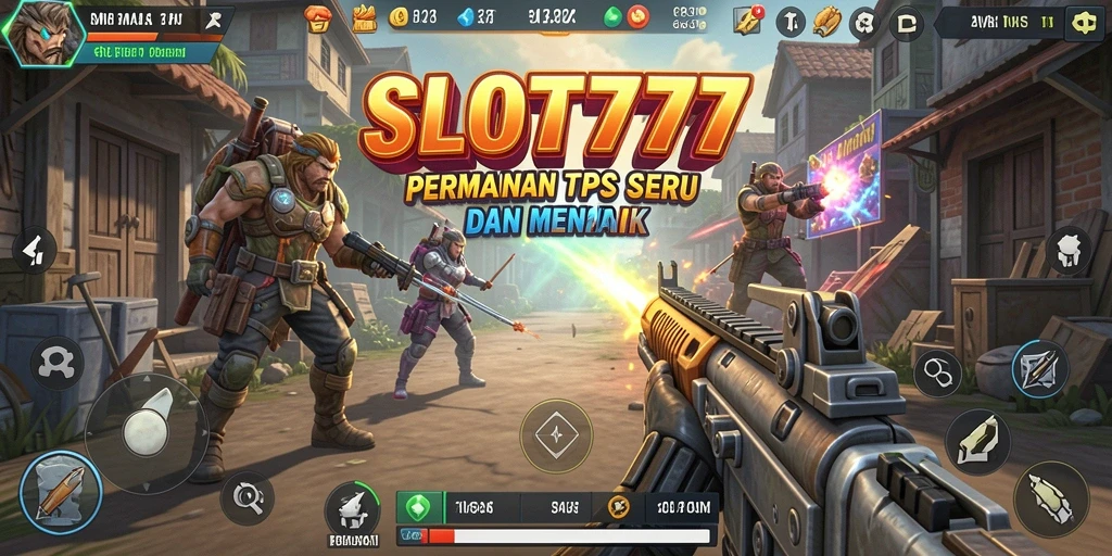 Screenshot gameplay SLOT777 menampilkan aksi seru dalam permainan TPS.
