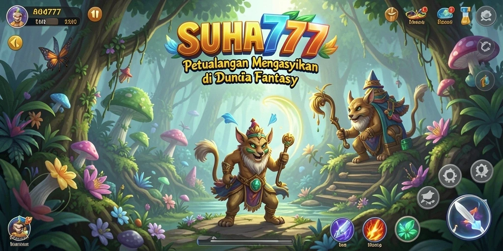 Menampilkan gameplay penuh petualangan dari SUHU777 dengan grafis menawan.