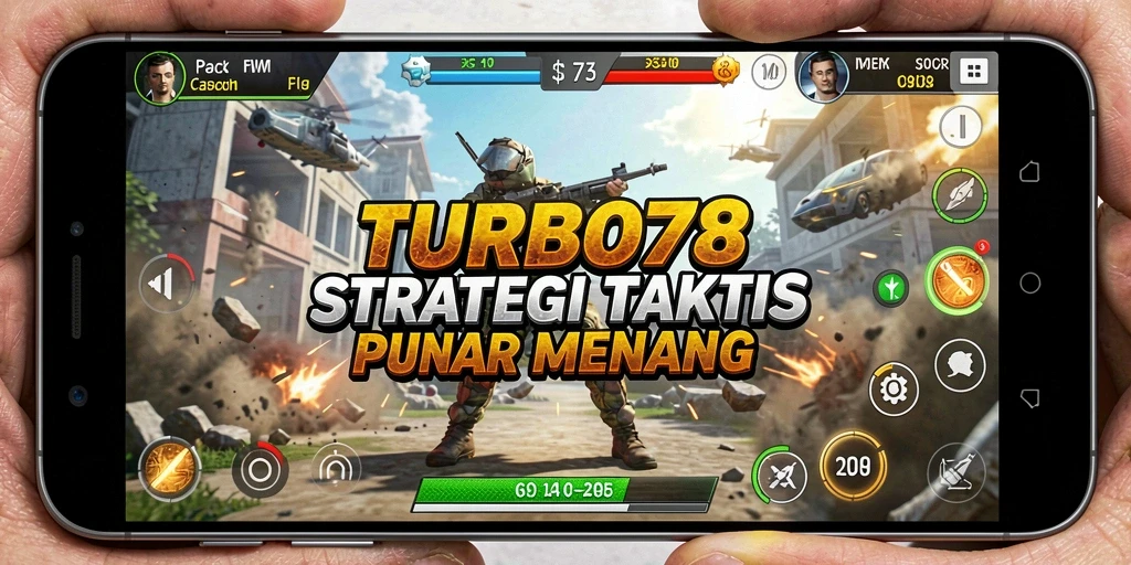 Screenshot dari gameplay TURBO78 menampilkan momen pertandingan yang intens.