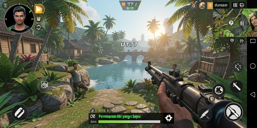 Tampilan menarik dari gameplay UT77 yang memikat.