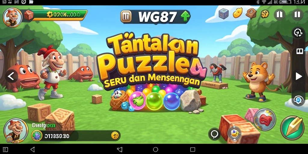 Gameplay seru dan menantang dari game Puzzle WG87.