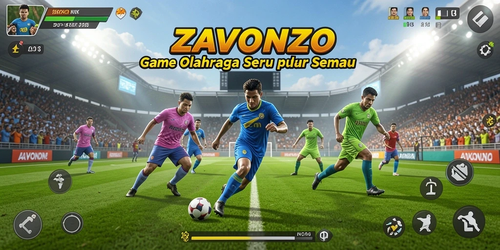 Gameplay ZAVONZO yang dinamis dan kompetitif