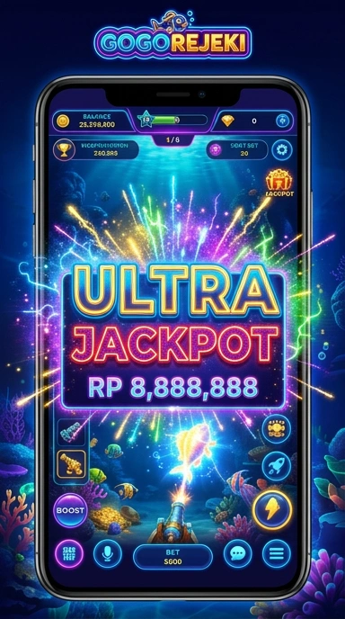 Tampilan antarmuka pengguna gogorejeki yang sederhana dan efektif.